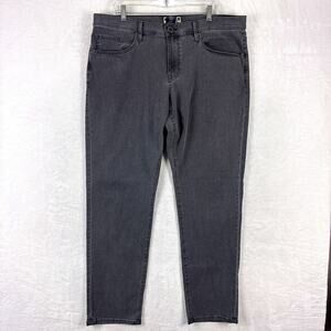 VTG Travis Mathew Jeans Mens 38 (40) Gray Featherweight Stretch Preppy Indie Y2K